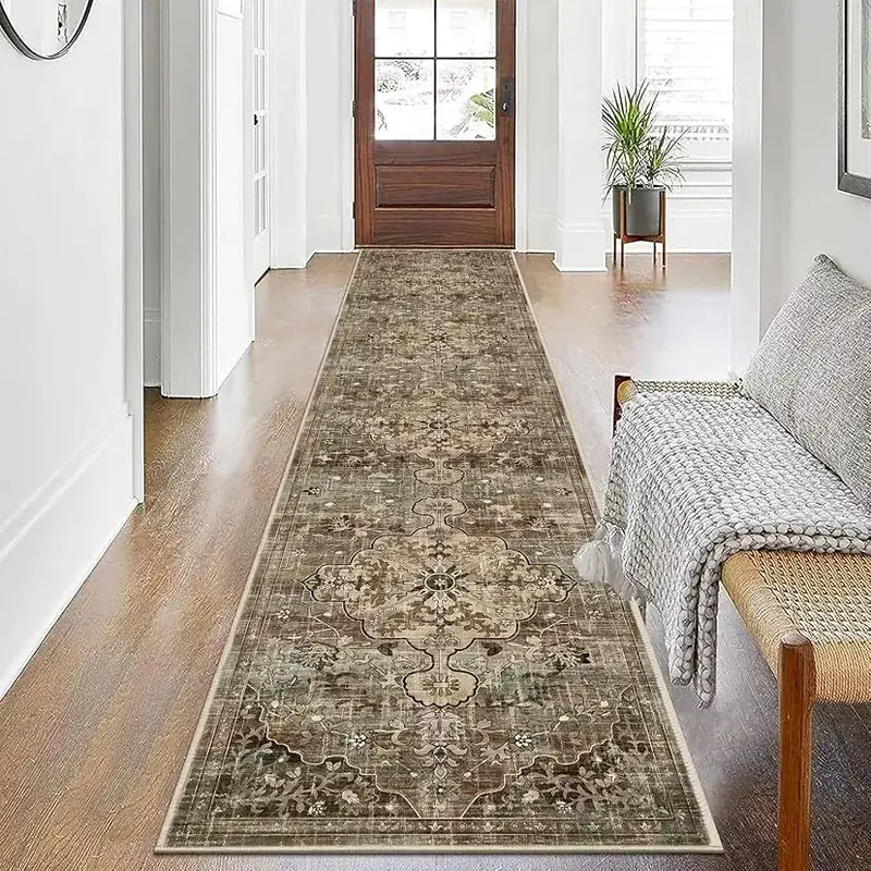 Byyvoo Low-pile Abstract Neutral Rug