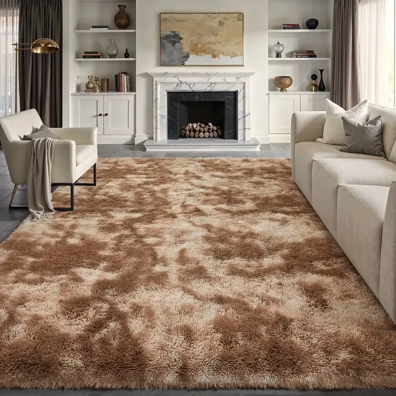 Purecozy Shag Brown High Playroom Rug — view 2