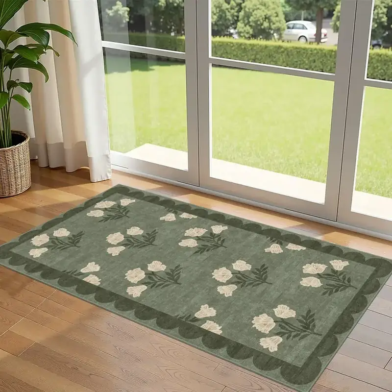 Othilic Floral Front Door Rug